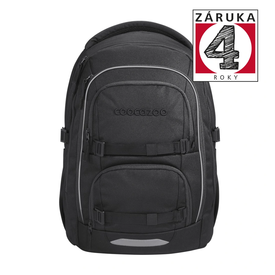 Školní batoh coocazoo PORTER, Black Coal, AGR certifikát