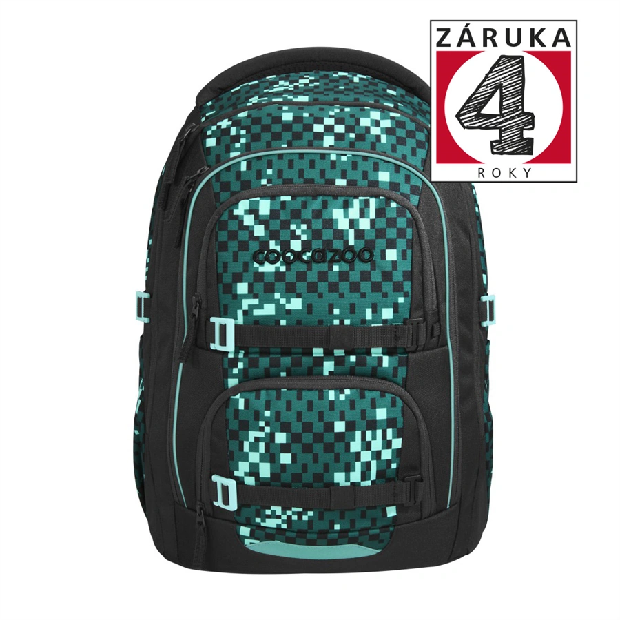 Školní batoh coocazoo PORTER, Pixel Blox, AGR certifikát