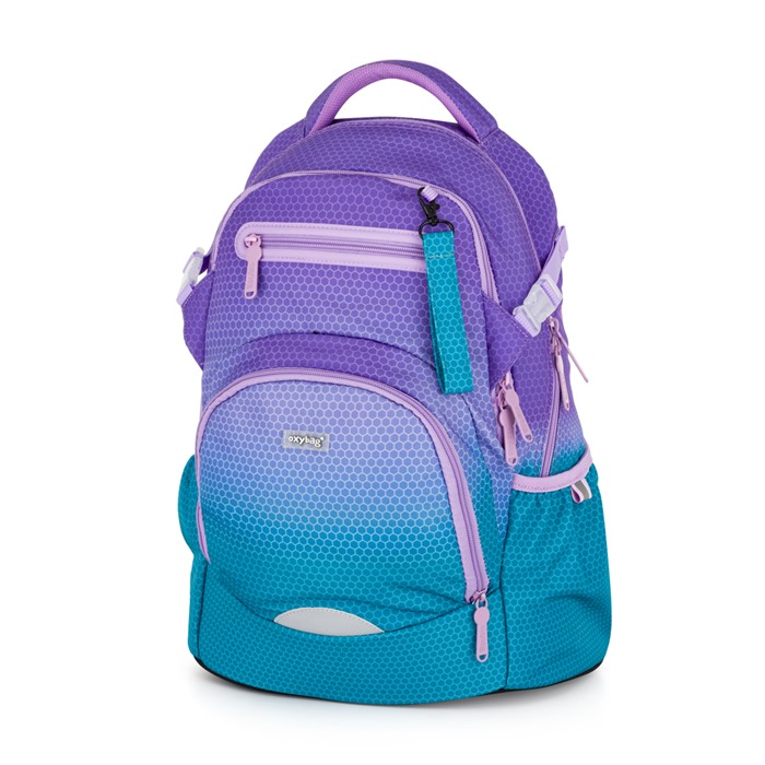 Levně Školní batoh OXY Ombre Blue - Pink