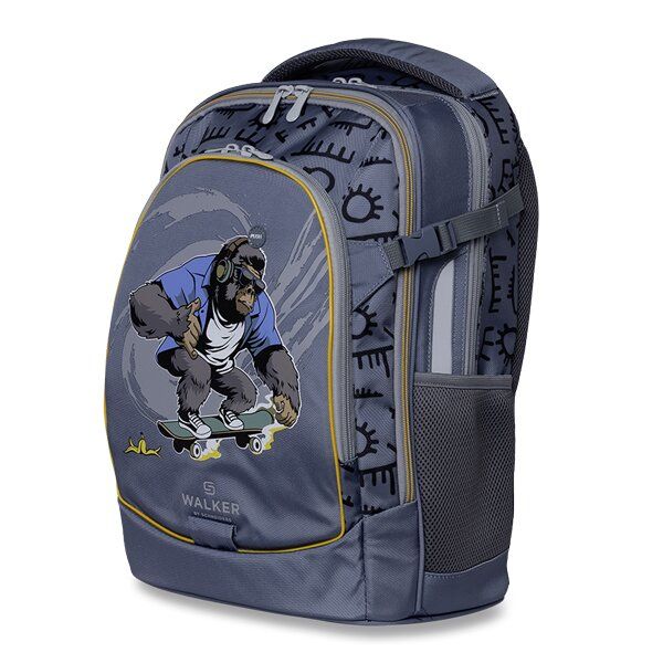 Školní batoh WALKER Fame - Banana Slide Light Grey