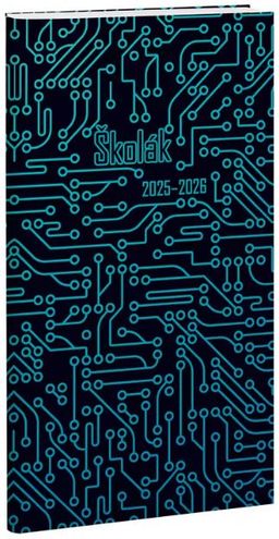 Obrázek produktu: Školní diář školák 2025/26 - Circuit