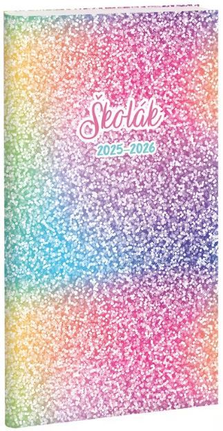 Obrázek produktu: Školní diář školák 2025/26 - Sparkle