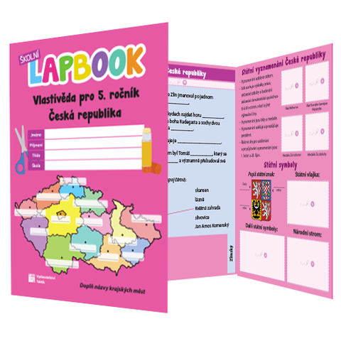Obrázek produktu: Školní lapbook - Česká republika - pro 5. ročník ZŠ