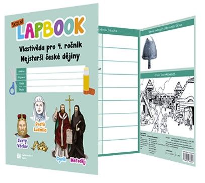 Obrázek produktu: Školní lapbook - Vlastivěda: Nejstarší české dějiny - pro 4. ročník ZŠ