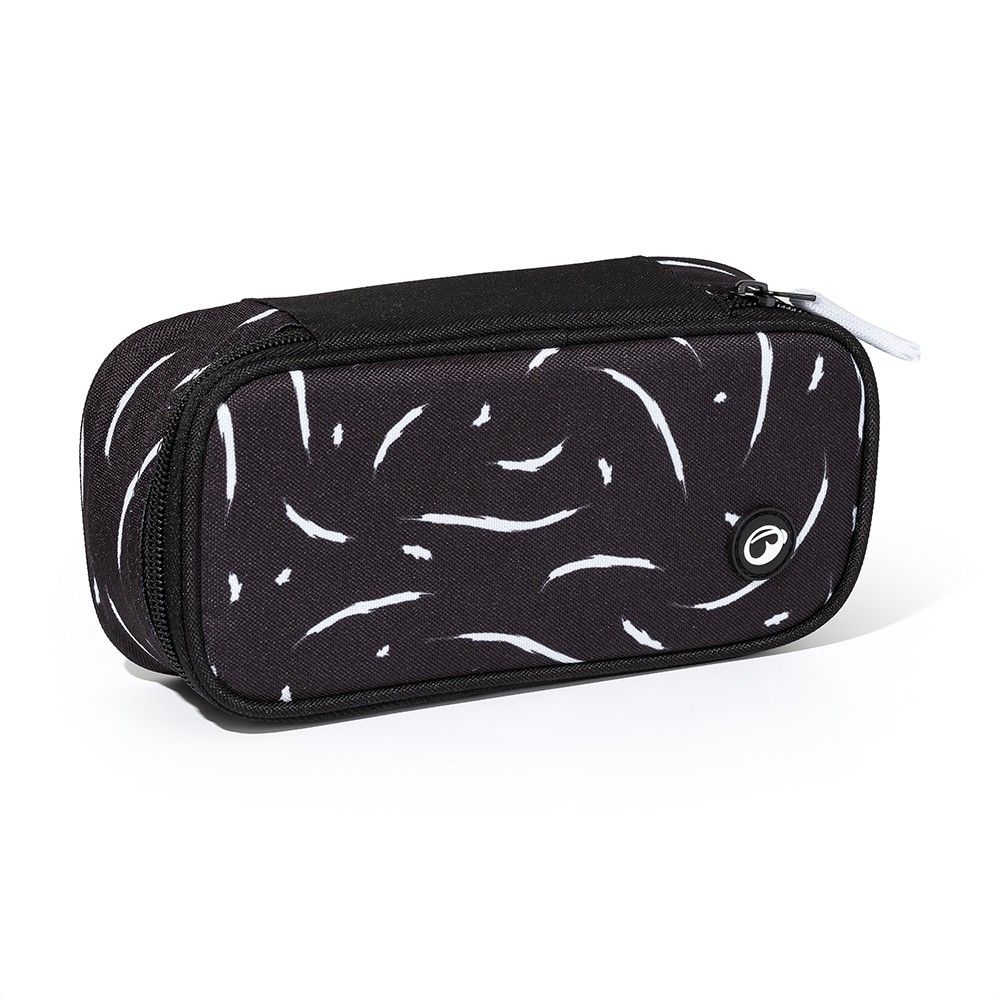 Školní penál Bagmaster Nomad  - černobílý