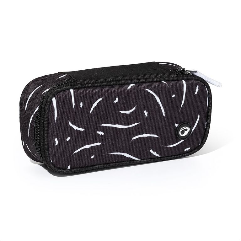 Levně Školní penál Bagmaster Nomad - černobílý