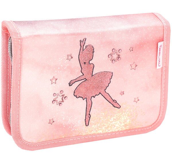 Školní penál Belmil - Ballerina black pink