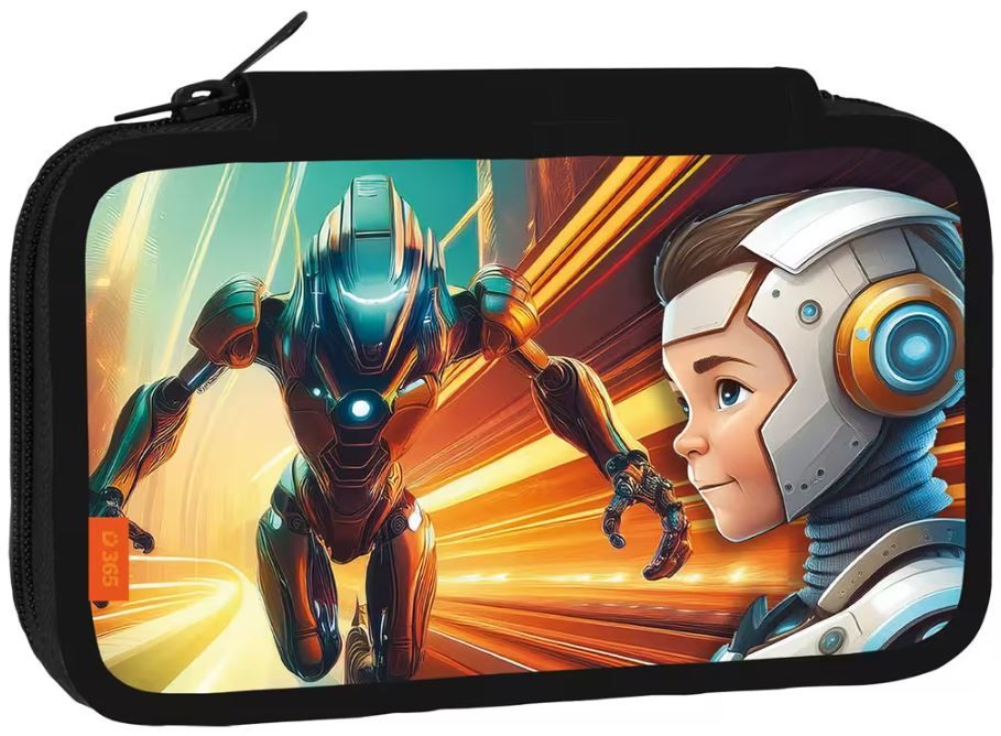 Školní penál dvoupatrový Sci-fi