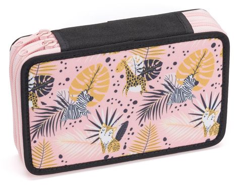 Obrázek produktu: Školní penál dvoupatrový - Tropical