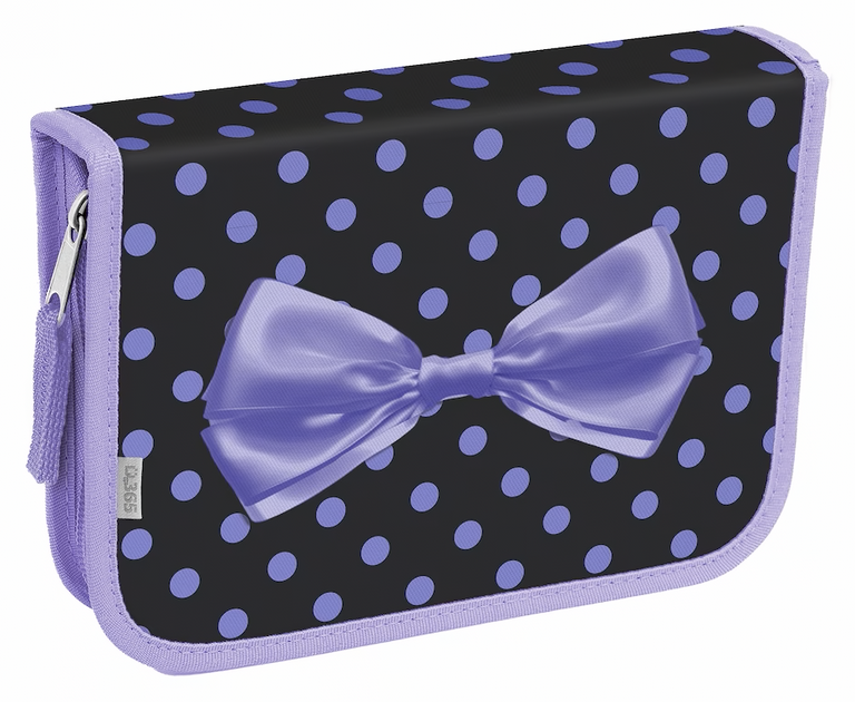 Školní penál jednopatrový Cute bow