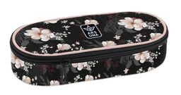 Obrázek produktu: Školní penál oválný Ars Una - Flowery Black