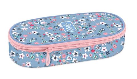 Obrázek produktu: Školní penál oválný Ars Una - Pearl Blossom Blue