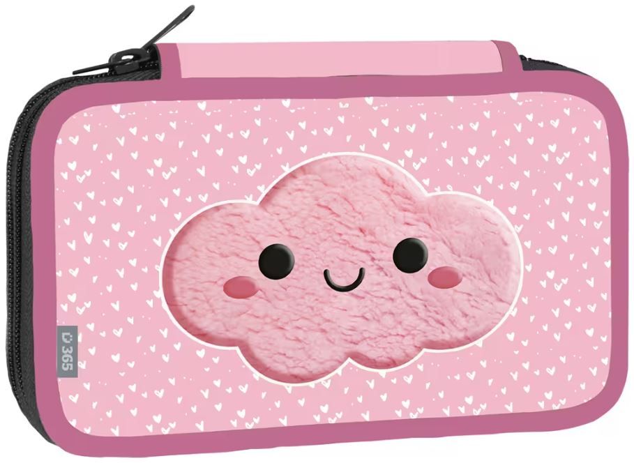 Školní penál třípatrový Cloud