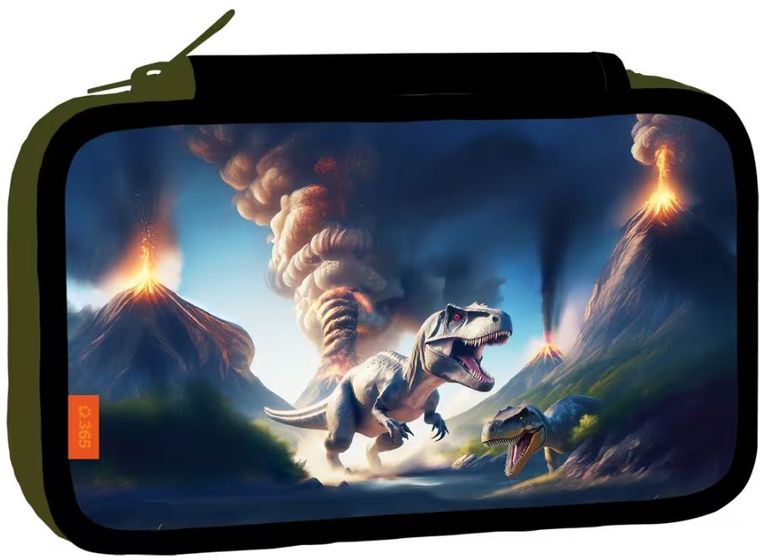 Školní penál třípatrový Monster Helma 365