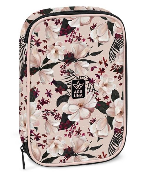 Obrázek produktu: Školní penál velký Ars Una - Flowery Pink