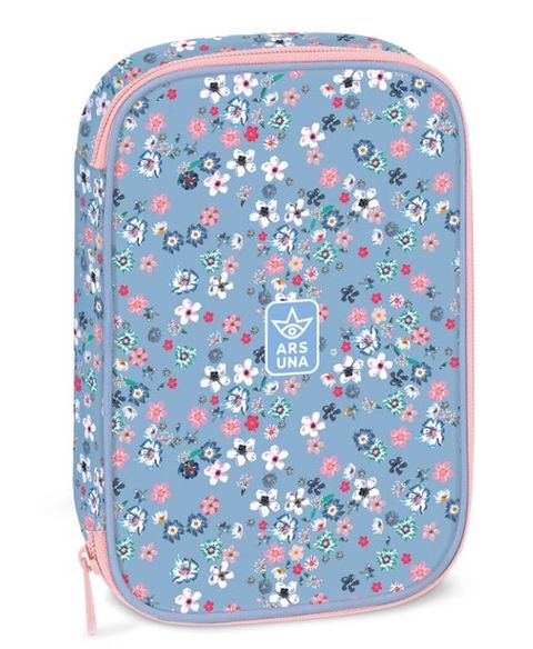 Obrázek produktu: Školní penál velký Ars Una - Pearl Blossom Blue