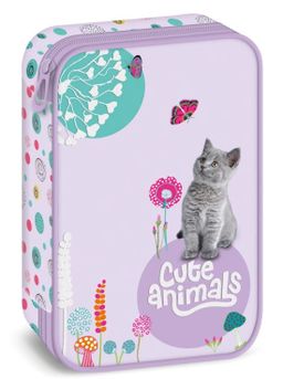 Obrázek produktu: Školní penál velký Cute Animals - Kotě