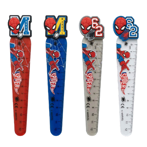 Obrázek produktu: Školní pravítko Colorino 12 cm - Spider-Man, mix motivů