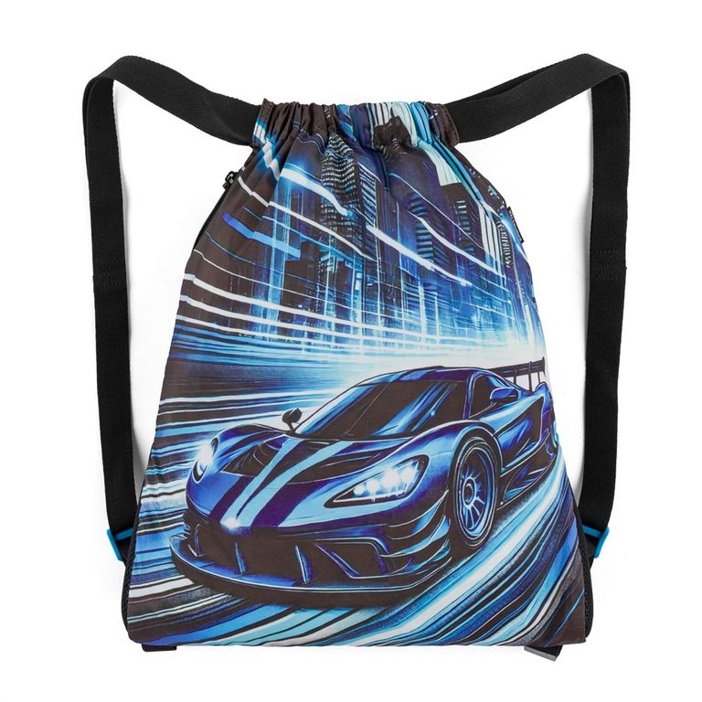 Školní sáček na přezůvky - Auto