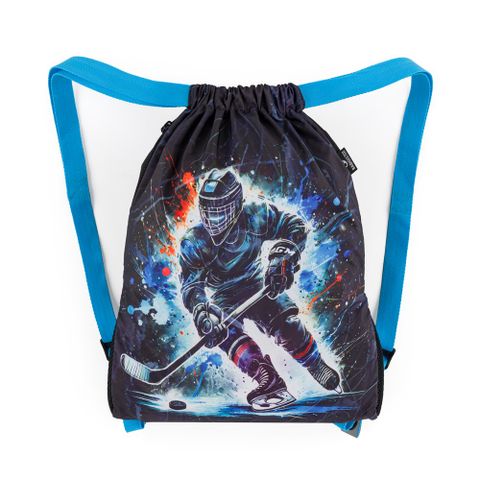 Obrázek produktu: Školní sáček na přezůvky - Hokej