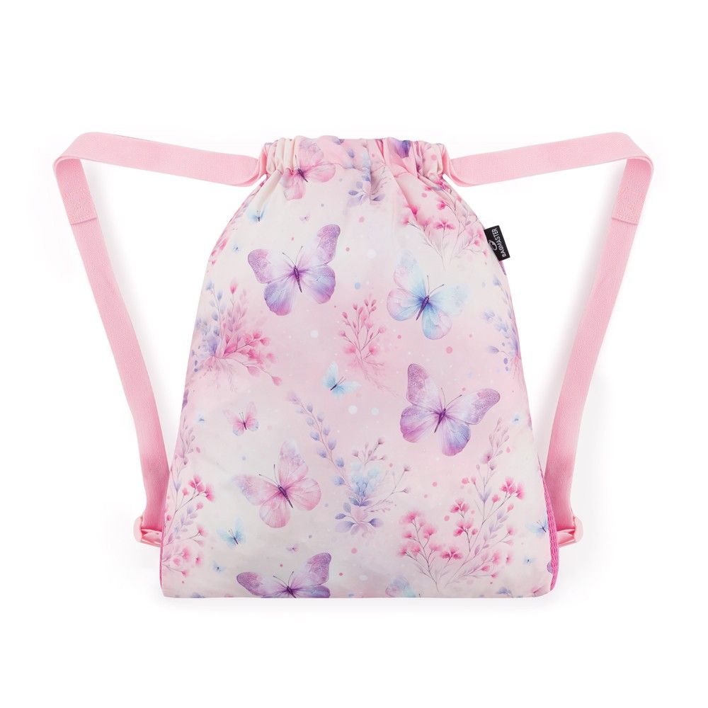 Školní sáček na přezůvky - Motýlci