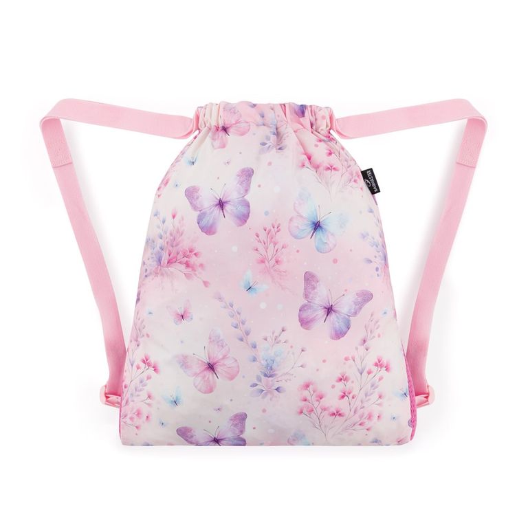 Bagmaster SÁČEK DOPI 25 A školní na přezůvky / tělocvik – motýlci BagMaster