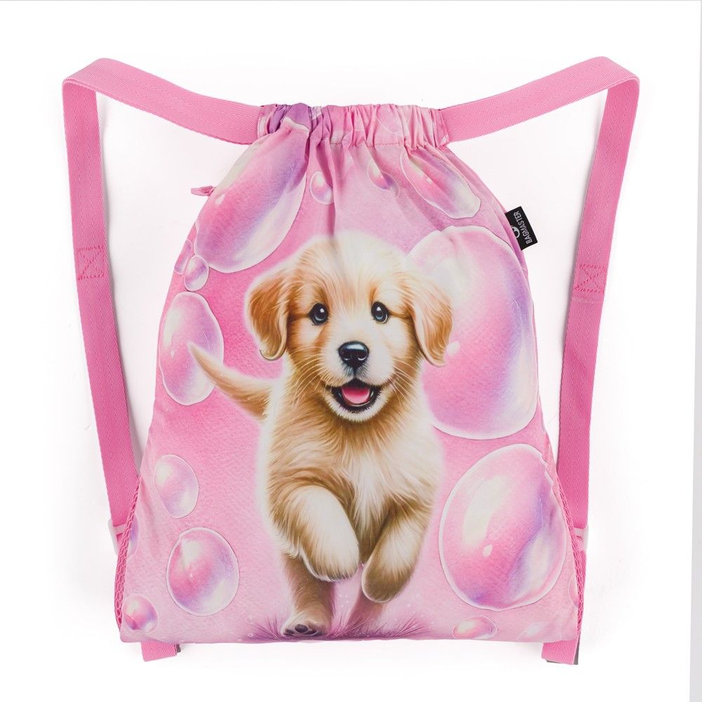 Školní sáček na přezůvky - Pes