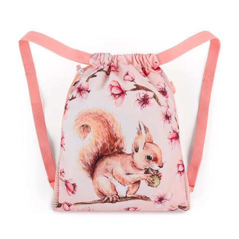 Obrázek produktu: Školní sáček na přezůvky - Veverka