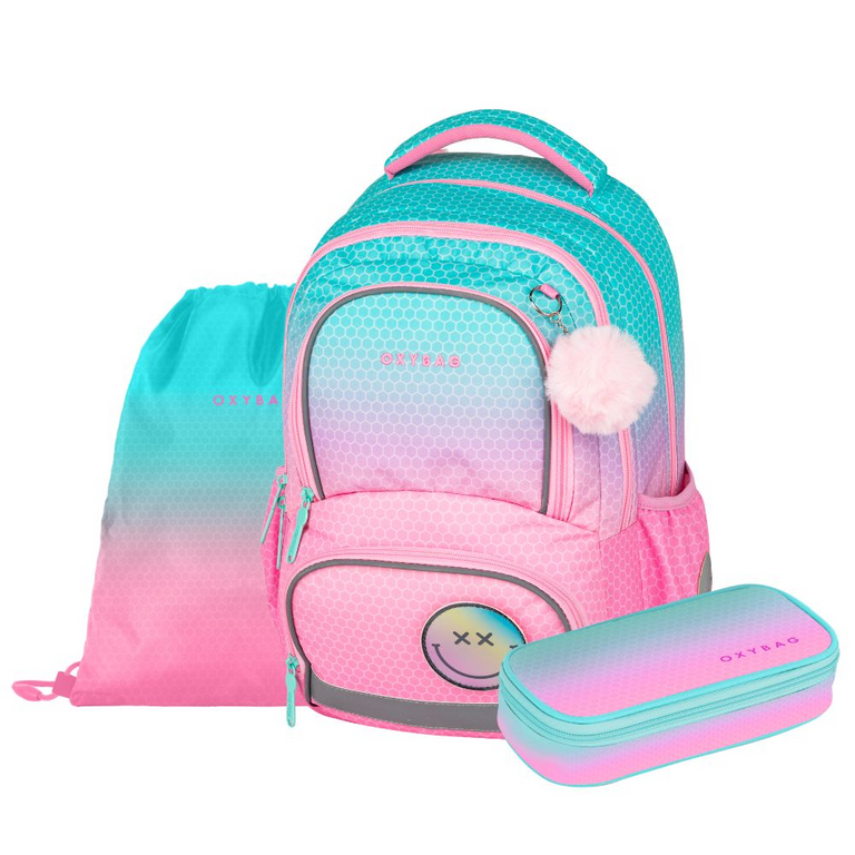 Levně Školní set 3ks OXY NEXT Ombre Pink