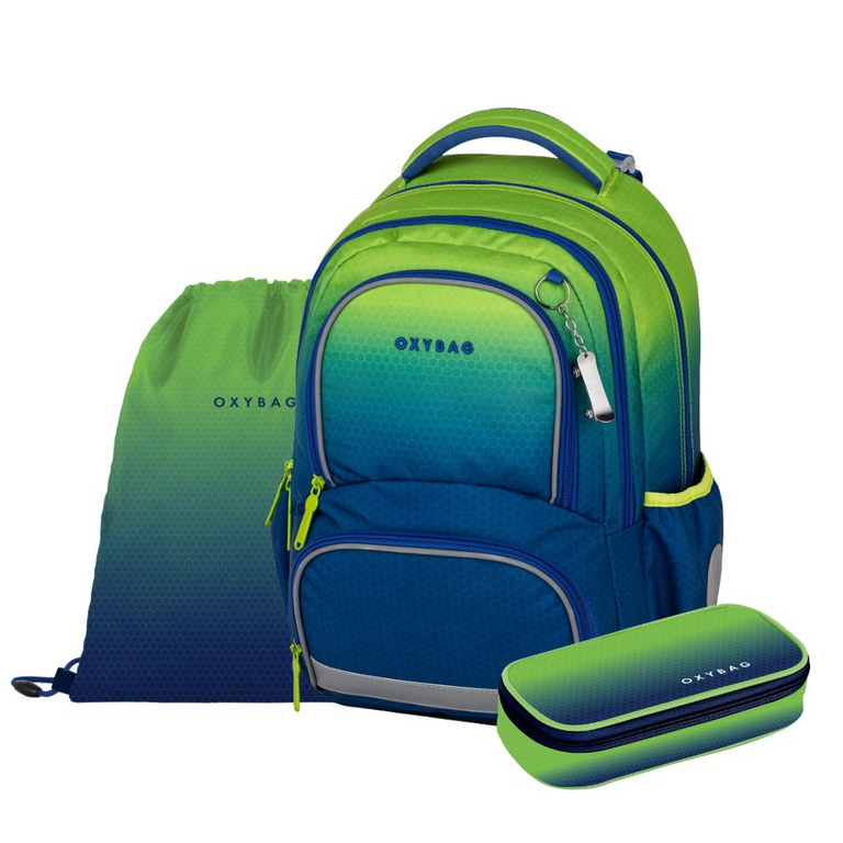 Levně Školní set 3ks OXY NEXT OXY NEXT Ombre Green