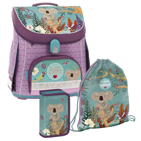 Obrázek produktu: Školní set Ars Una - Kirra Koala - aktovka + penál (plný) + sáček na cvičky