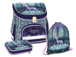 Obrázek produktu: Školní set Ars Una - Midnight Wish - aktovka + penál (plný) + sáček na cvičky
