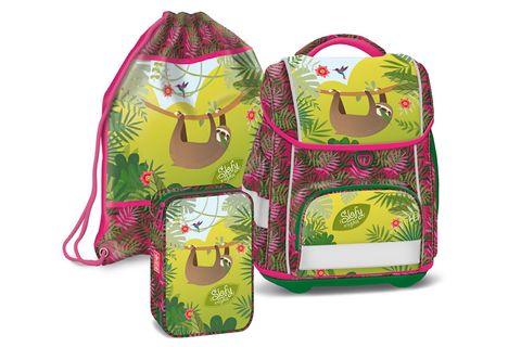 Obrázek produktu: Školní set Ars Una Slofy lenochod - aktovka + penál (velký) + sáček na cvičky