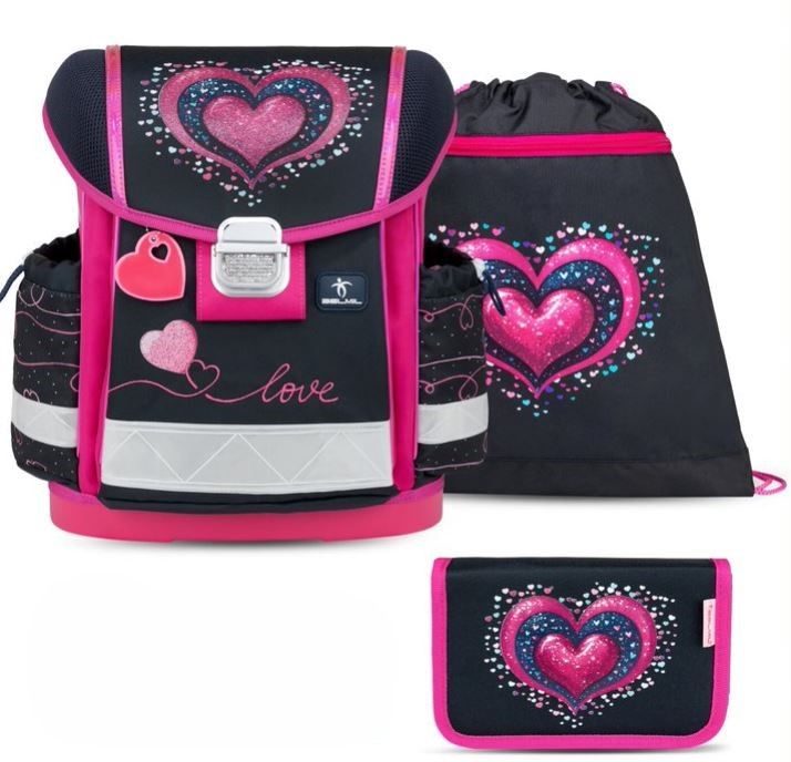 Školní set Belmil - Dark Pinky