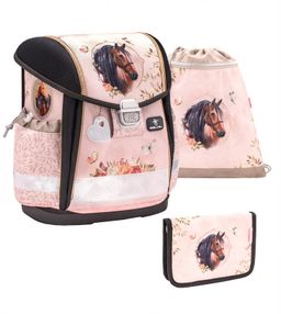 Obrázek produktu: Školní set Belmil - Horse Chestnut (aktovka + penál + sáček)