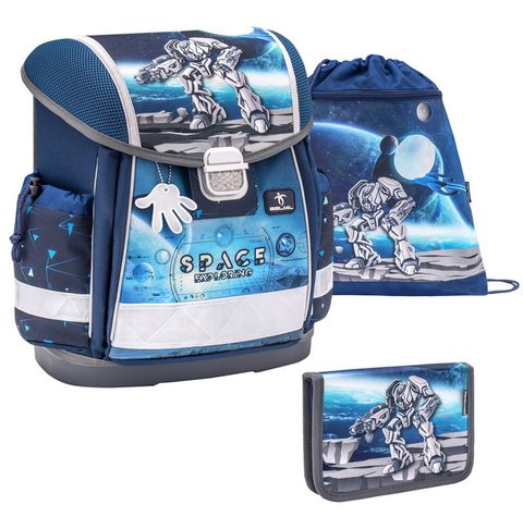 Obrázek produktu: Školní set Belmil - Space Exploring (aktovka + penál + sáček)