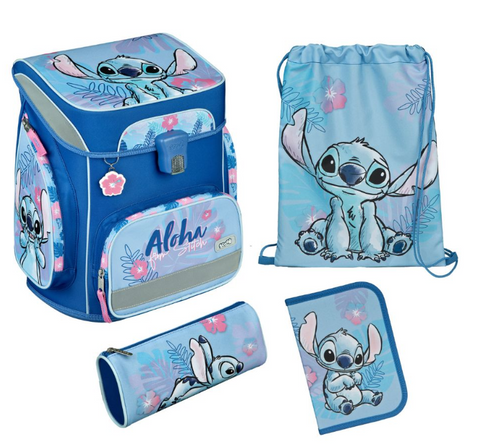 Obrázek produktu: Školní set OXY - STITCH (aktovka + penál + sáček + pouzdro + klíčenka)
