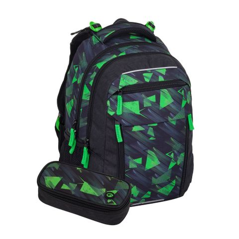 Obrázek produktu: Školní set Porto – černo-zelený