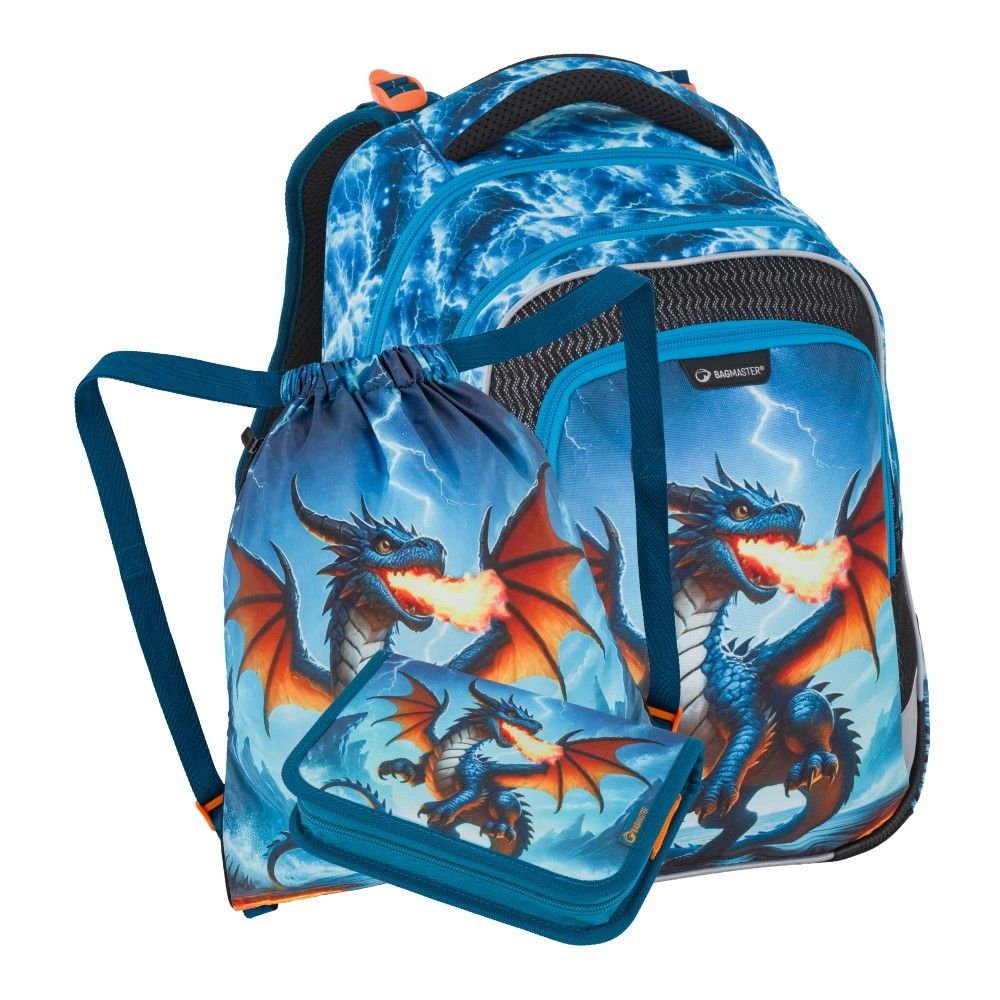 Školní set pro prvňáčky - Drak