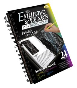 Obrázek produktu: Škrábací obrázky v knize R&L - 24 stran - Divoká příroda