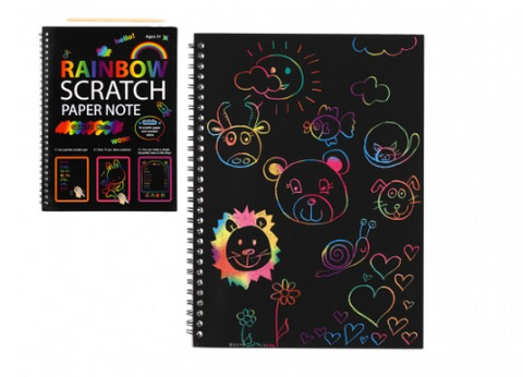 Obrázek produktu: Škrabací/ Vyškrabovací notes duhový