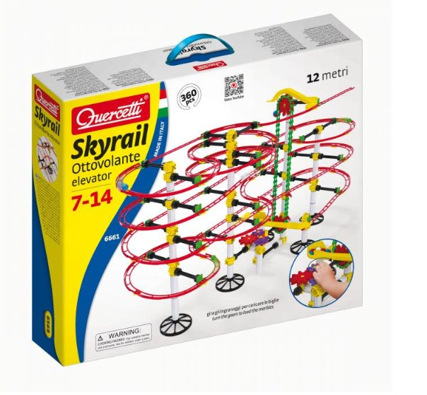 Skyrail Ottovolante Elevator, kuličková dráha Quercetti