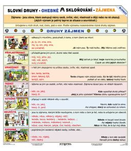 Obrázek produktu: Slovní druhy / Skloňování zájmen - tabulka A4