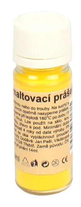 Obrázek produktu: Smaltovací prášek 10 g - barva žlutá