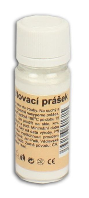 Levně Smaltovací prášek 10g - barva čirá