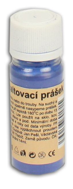 Obrázek produktu: Smaltovací prášek 10g - barva modrá