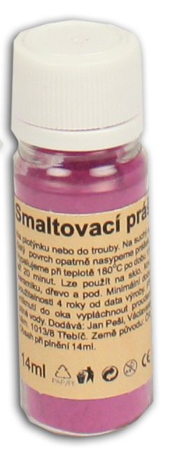 Smaltovací prášek 10g - barva tm. fialová