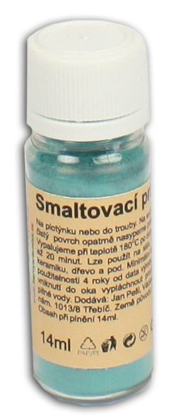 Obrázek produktu: Smaltovací prášek 10g - barva tyrkysová