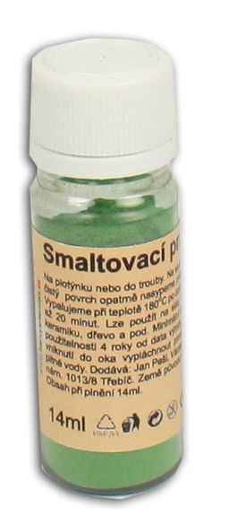 Obrázek produktu: Smaltovací prášek 10g - barva zelená