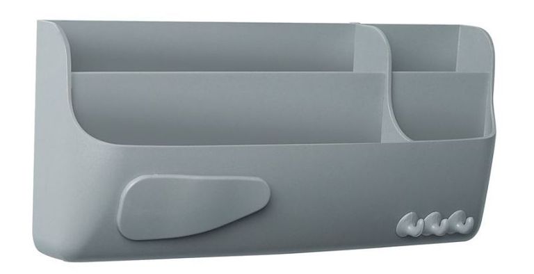 Bi-Office Smartbox - držák na příslušenství k tabulím - šedý